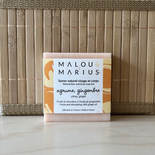Savon solide Agrumes Gingembre