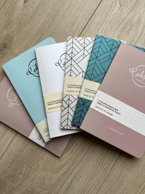 Carnet fabriqué en France - 12x18 - 60 pages