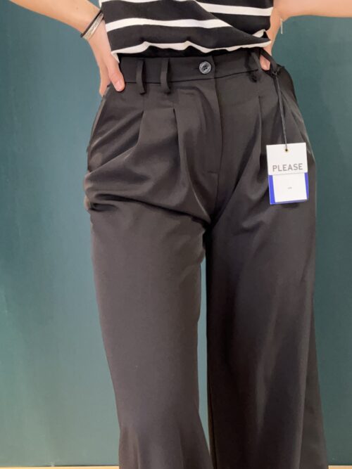 Pantalon noir fluide – Image 3