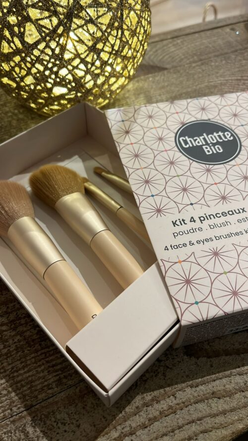 Kit 4 pinceaux maquillage