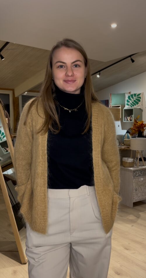 Gilet camel