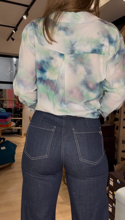 Jean évasé denim brut PLEASE – Image 3