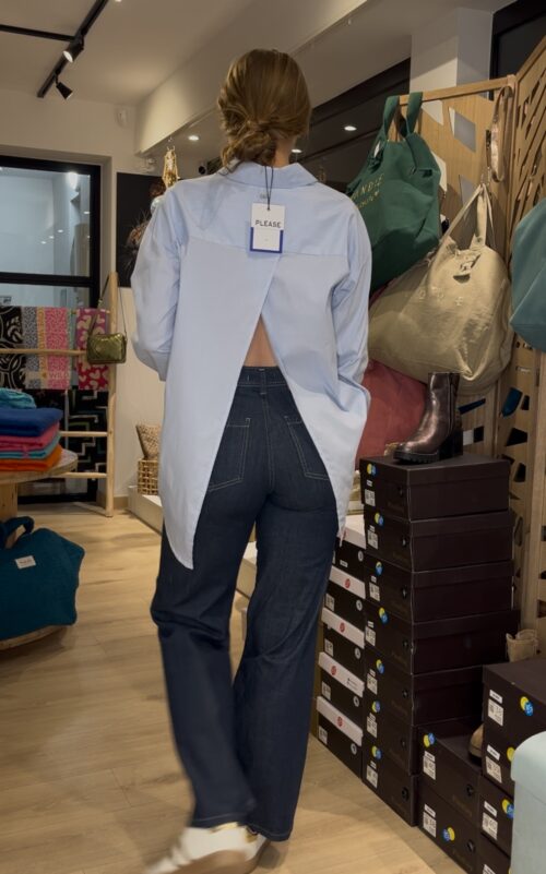Jean évasé denim brut PLEASE – Image 4